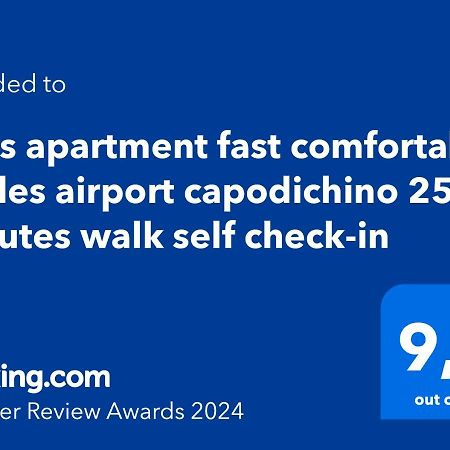 Miris Apartment Fast Comfortable Naples Airport Capodichino 25 Minutes Walk Self Check-In Eksteriør bilde